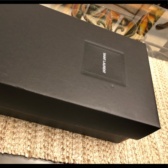 $645 Saint Laurent Shoes Size US 8 100%Authentic - Picture 10 of 11